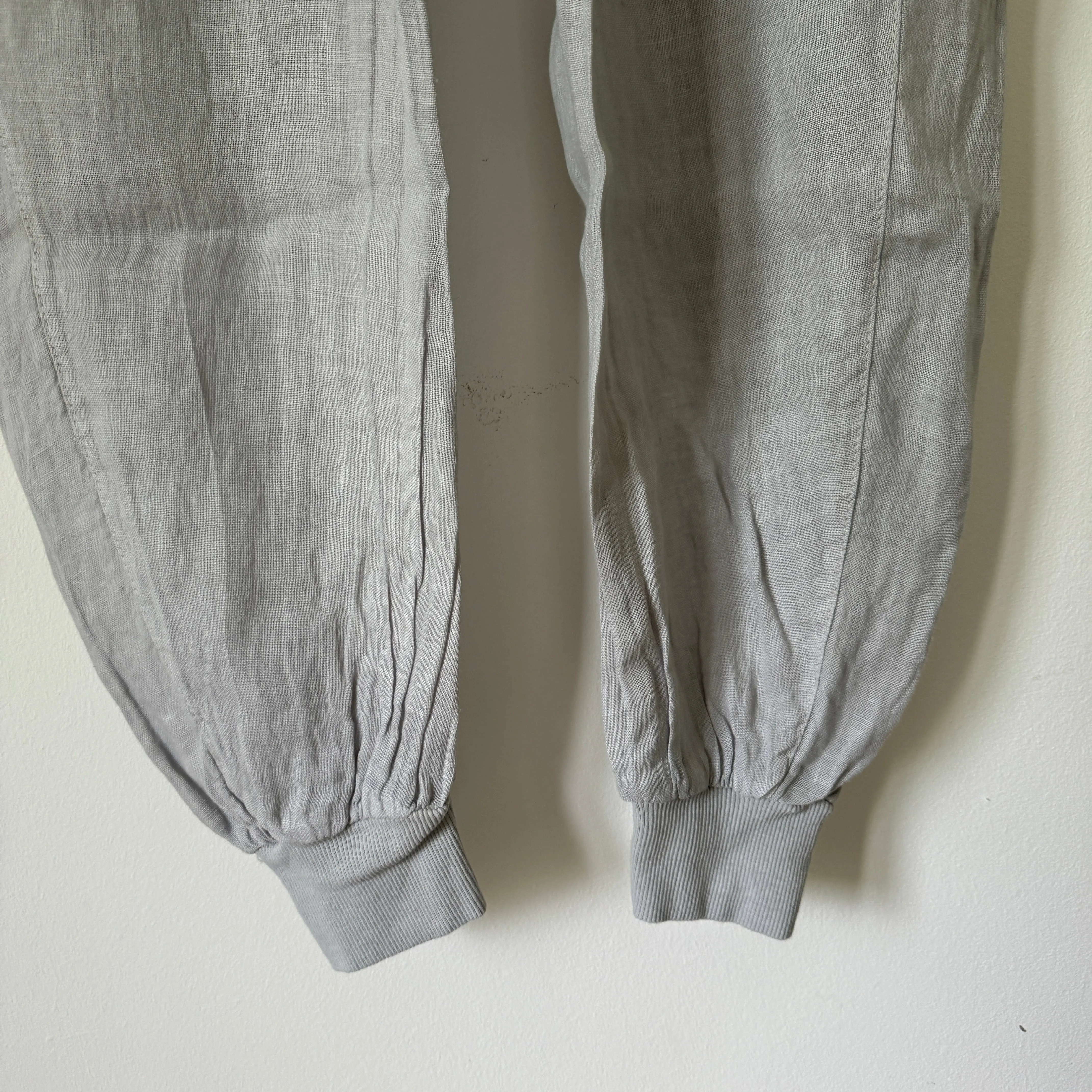 Light grey LINEN ULTIMATE joggers