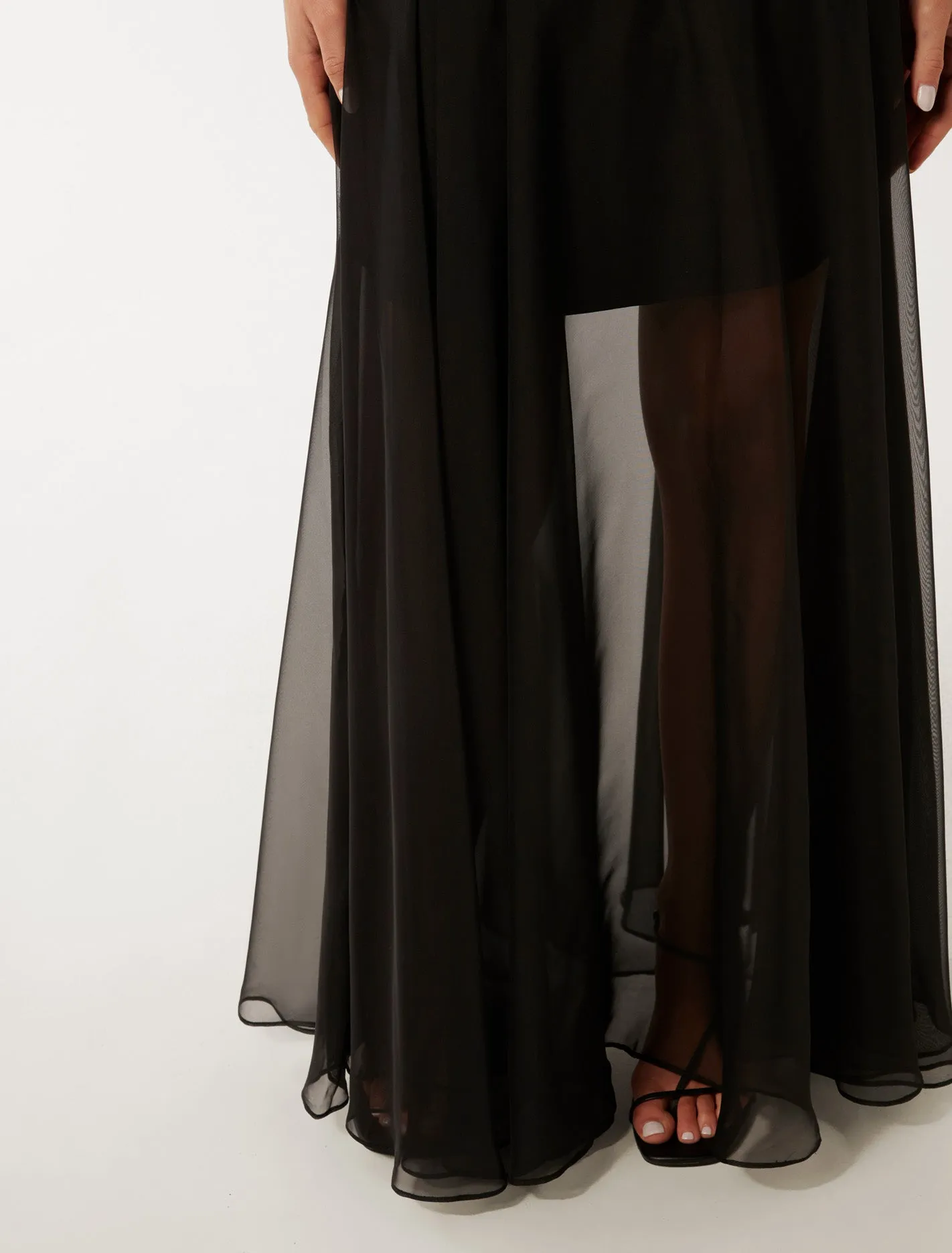 Lisette Sheer Maxi Skirt