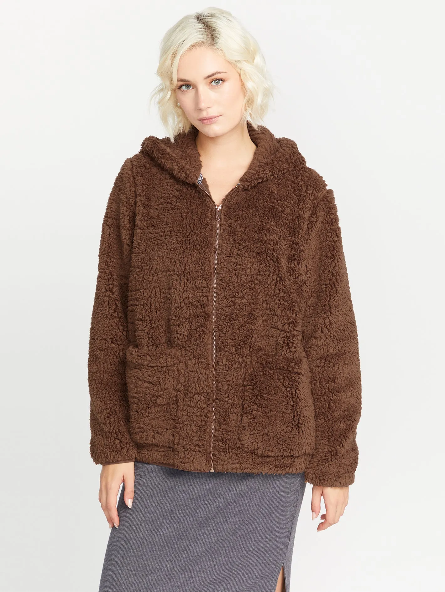 Lived in Lounge Phuz Up Jacket - Chocolate