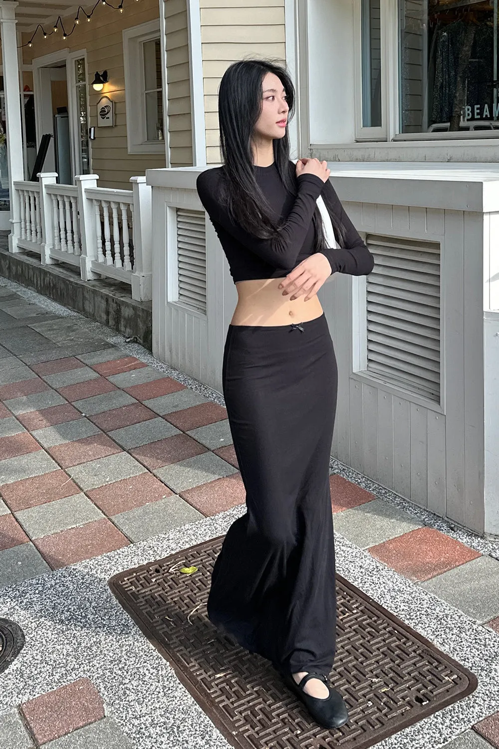 瘦瘦魚尾長裙<br>Cozy Fishtail Maxi Skirt