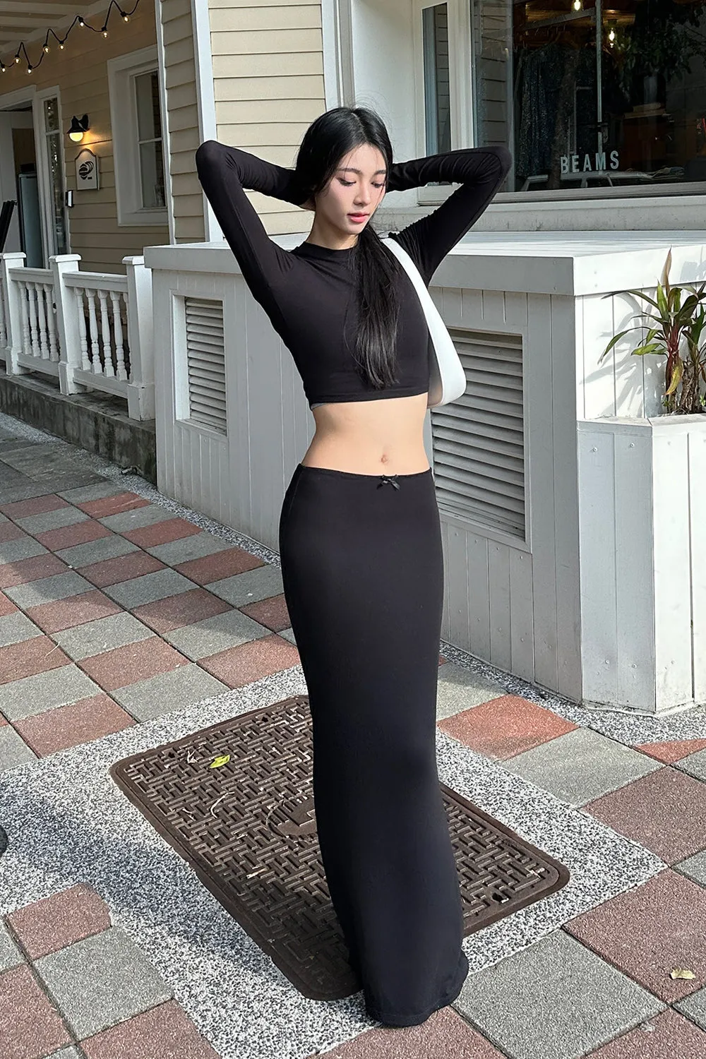 瘦瘦魚尾長裙<br>Cozy Fishtail Maxi Skirt