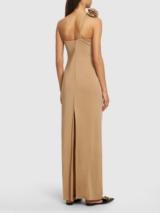 Magda Butrym   Jersey one shoulder long dress 