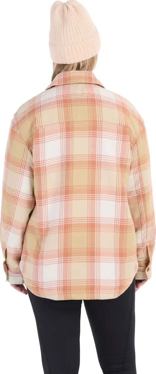 Marmot Women&#x27;s Ridgefield Sherpa Flannel Shirt Jacket  Light Oak/Papyrus | Buy Marmot Women&#x27;s Ridgefield Sherpa Flannel Shirt Jacket  Light Oak/Papyrus here | Outnorth