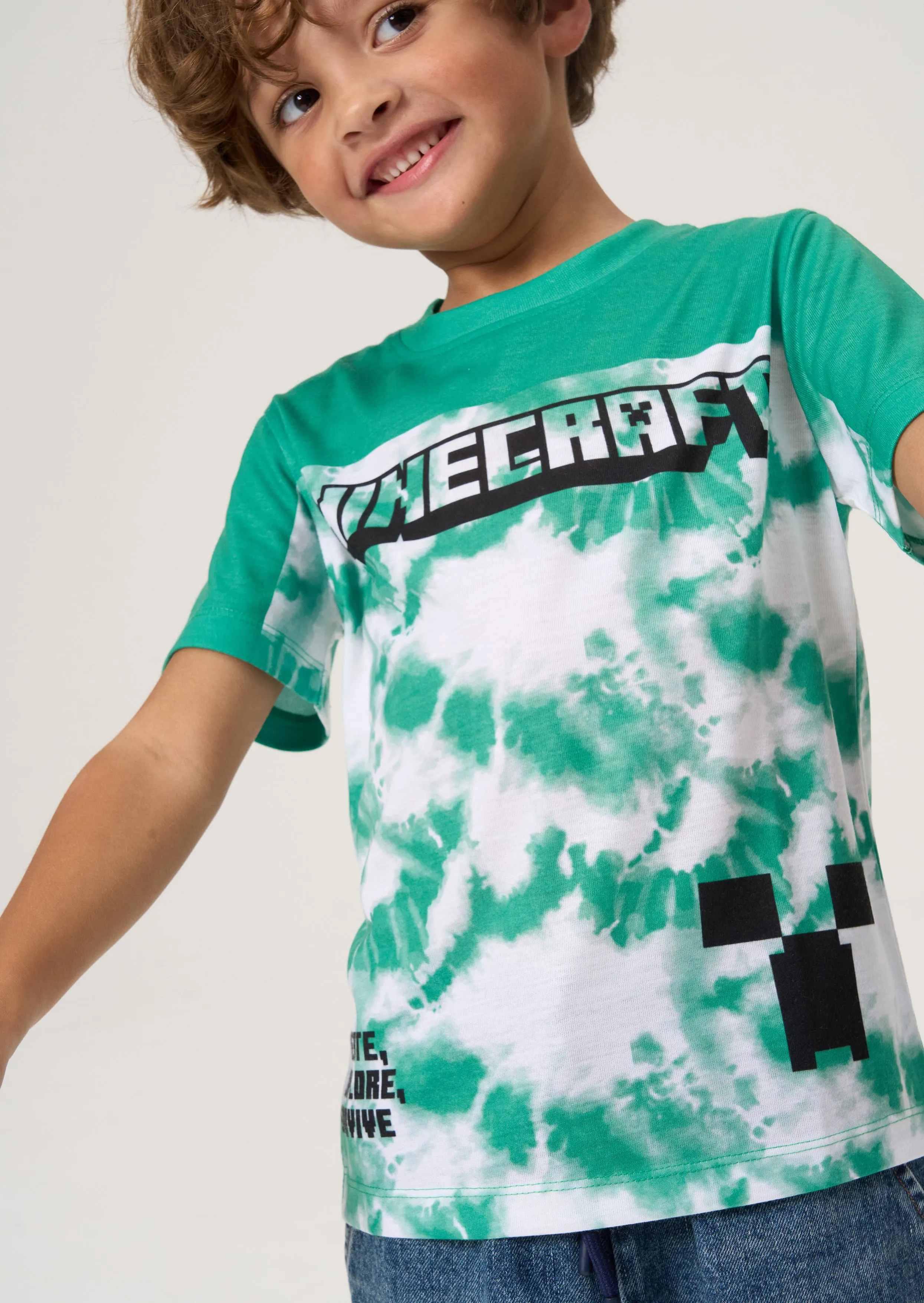 Minecraft Colourblock Tee