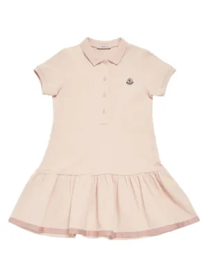 Moncler   Cotton piquet stretch polo dress 