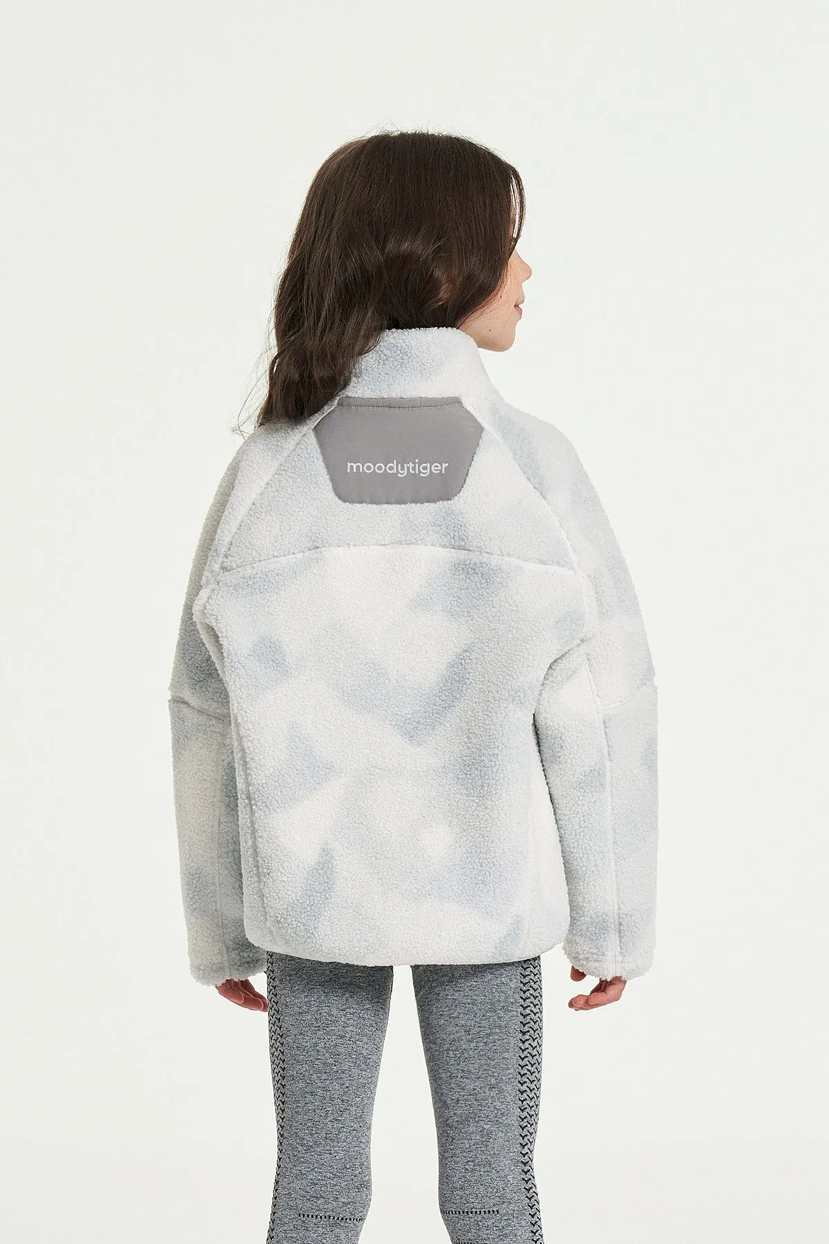 Mosaic Printed Sherpa Jacket