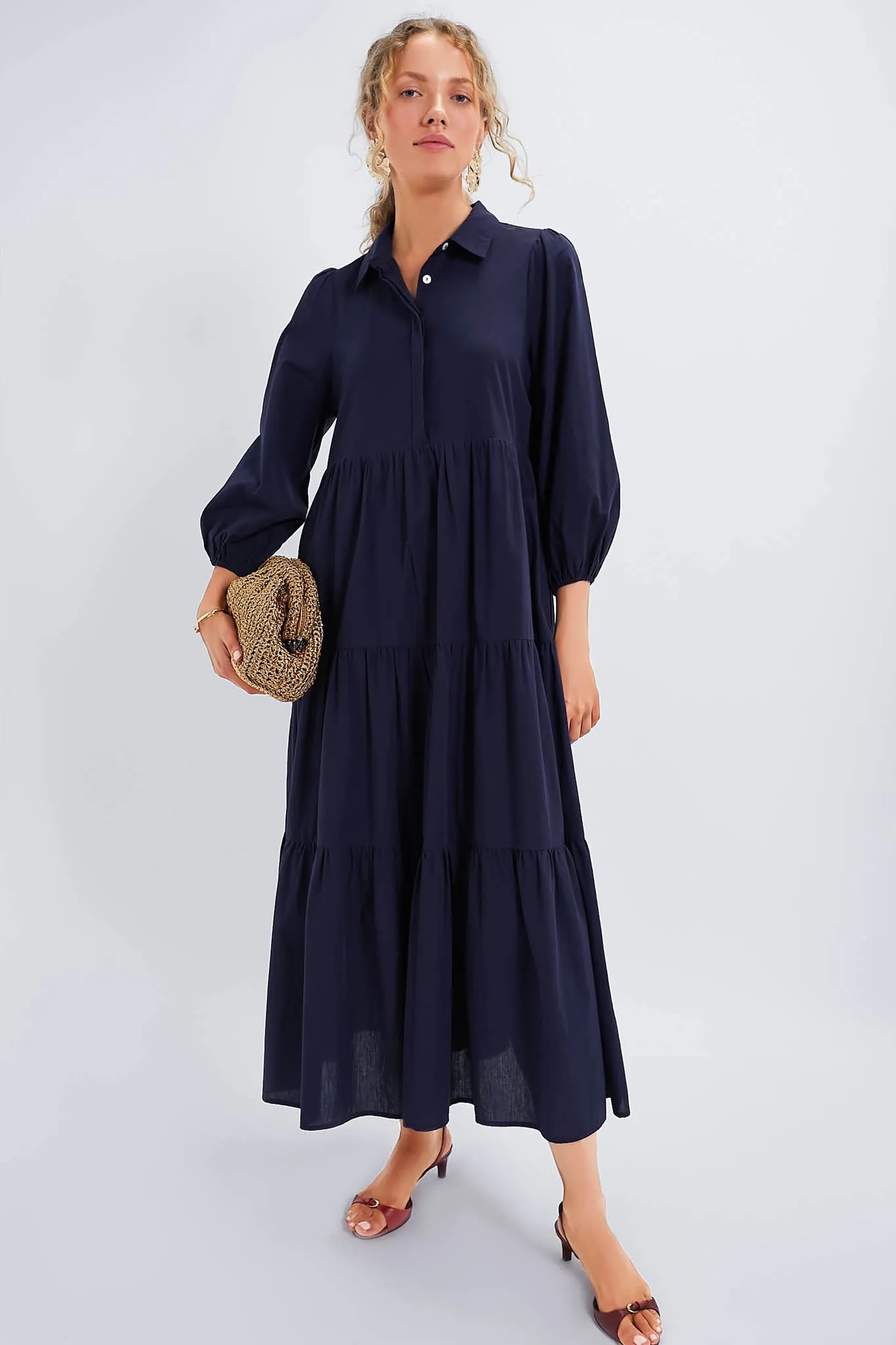 Navy Mabel Maxi Dress