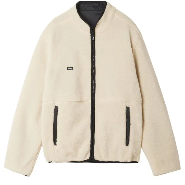 Obey Trophy Sherpa Jacket - Natural