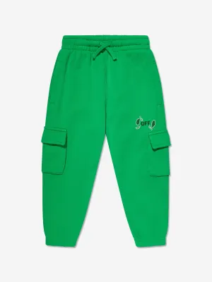 Off-White Kids Bandana Joggers in Green