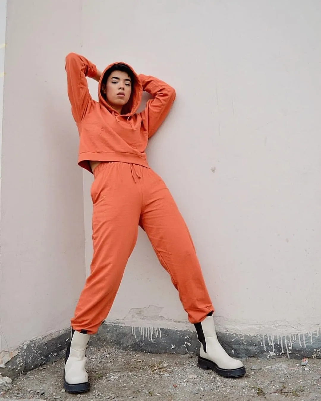 Orange  Joggers