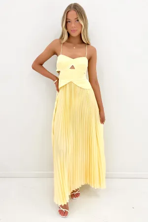 Parker Maxi Dress Yellow