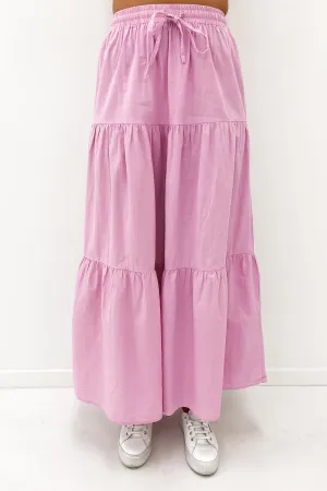 Pearl Maxi Skirt Purple