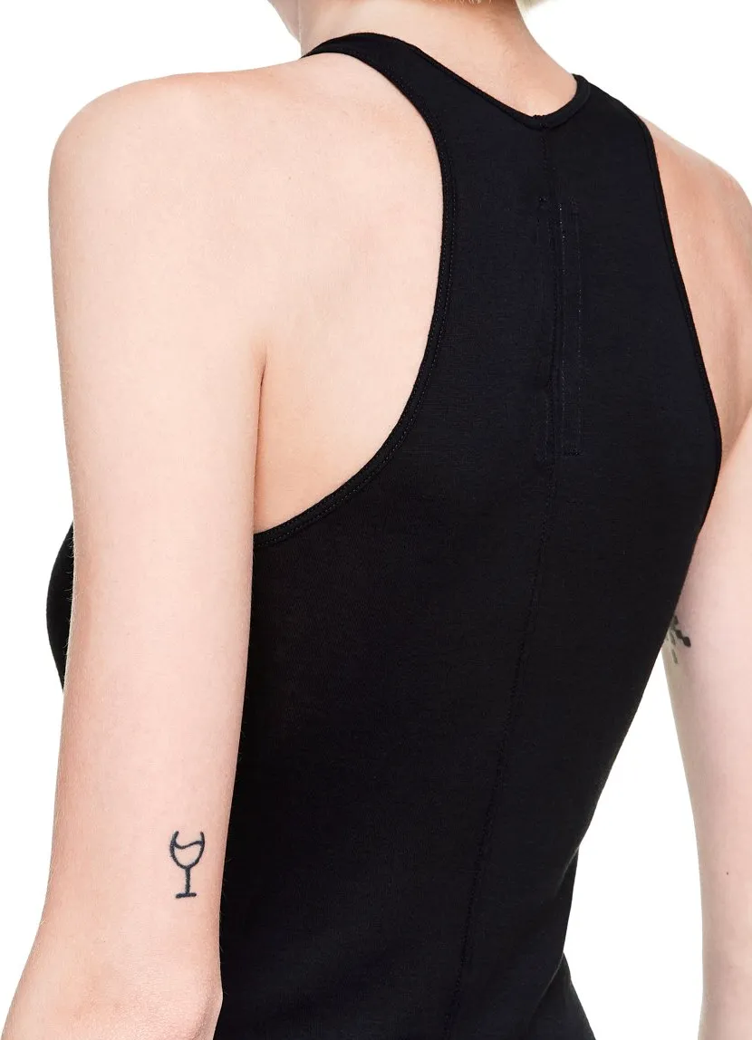 racerback midi tank dress