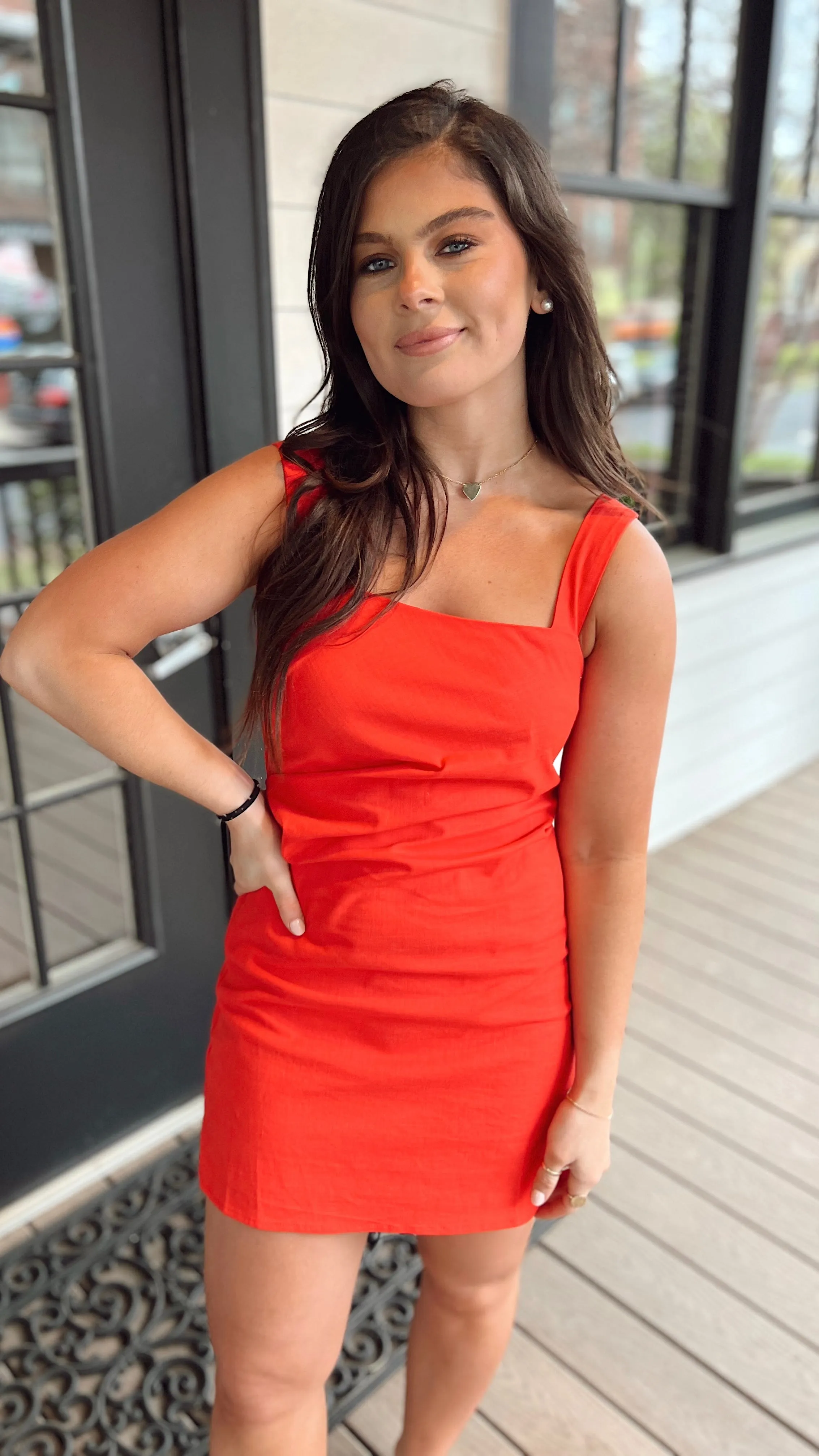 Red Sunset Dress