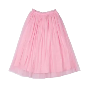 ROCK YOUR BABY PINK TULLE OVERLAY MAXI SKIRT