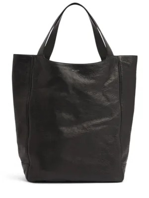 Saint Laurent   Maxi Saint Laurent leather tote bag 