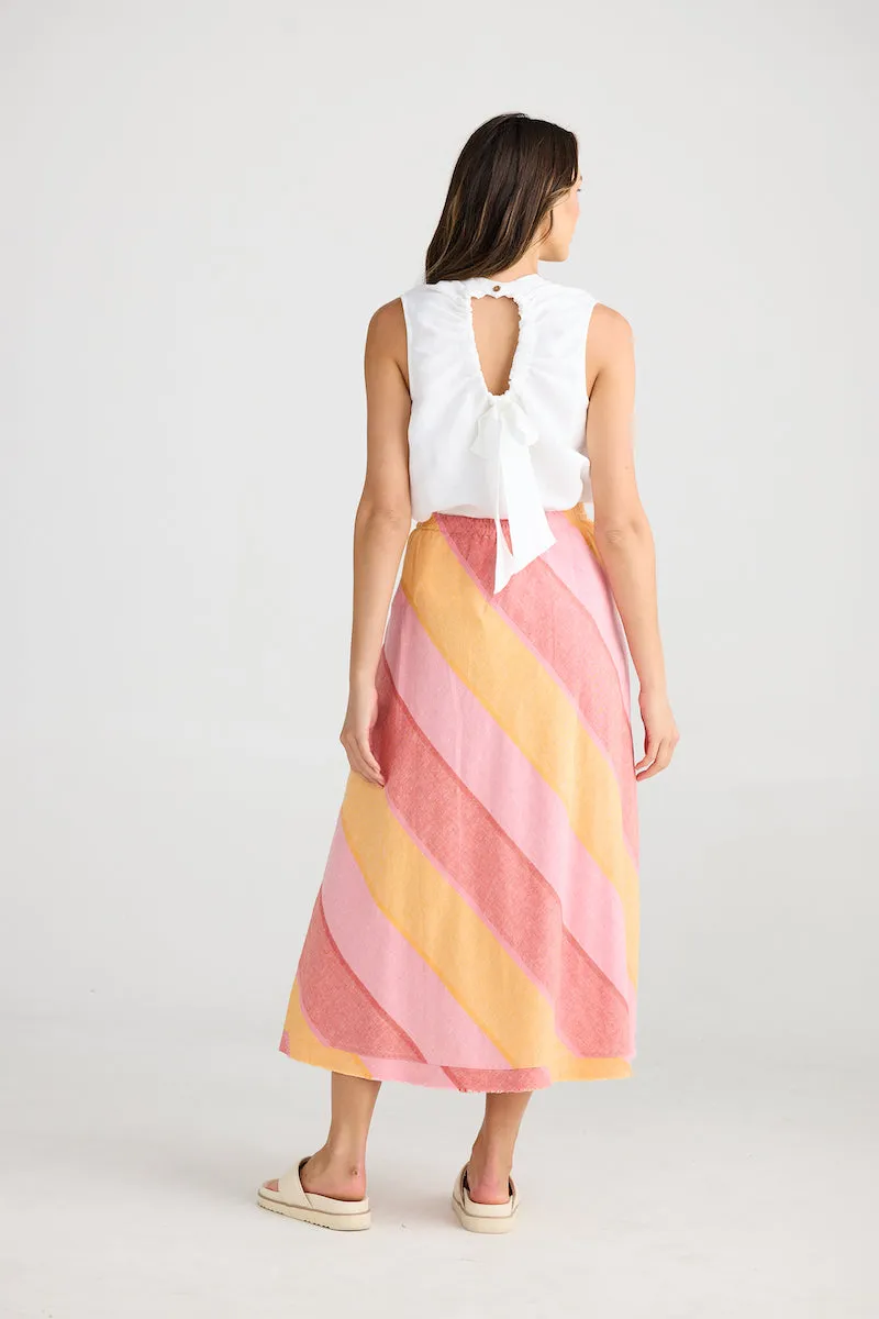 Sicily Skirt, Lisbon Stripe