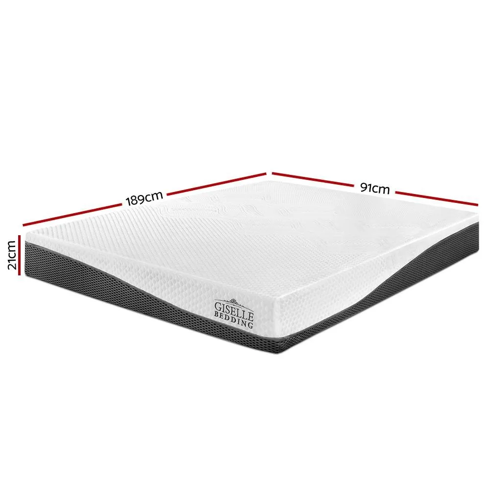 Single Size Memory Foam Mattress Cool Gel without Spring