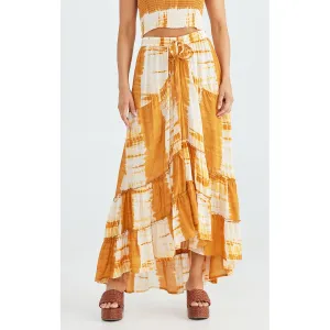 Skirt Magic Carpet - Mustard Tie Dye