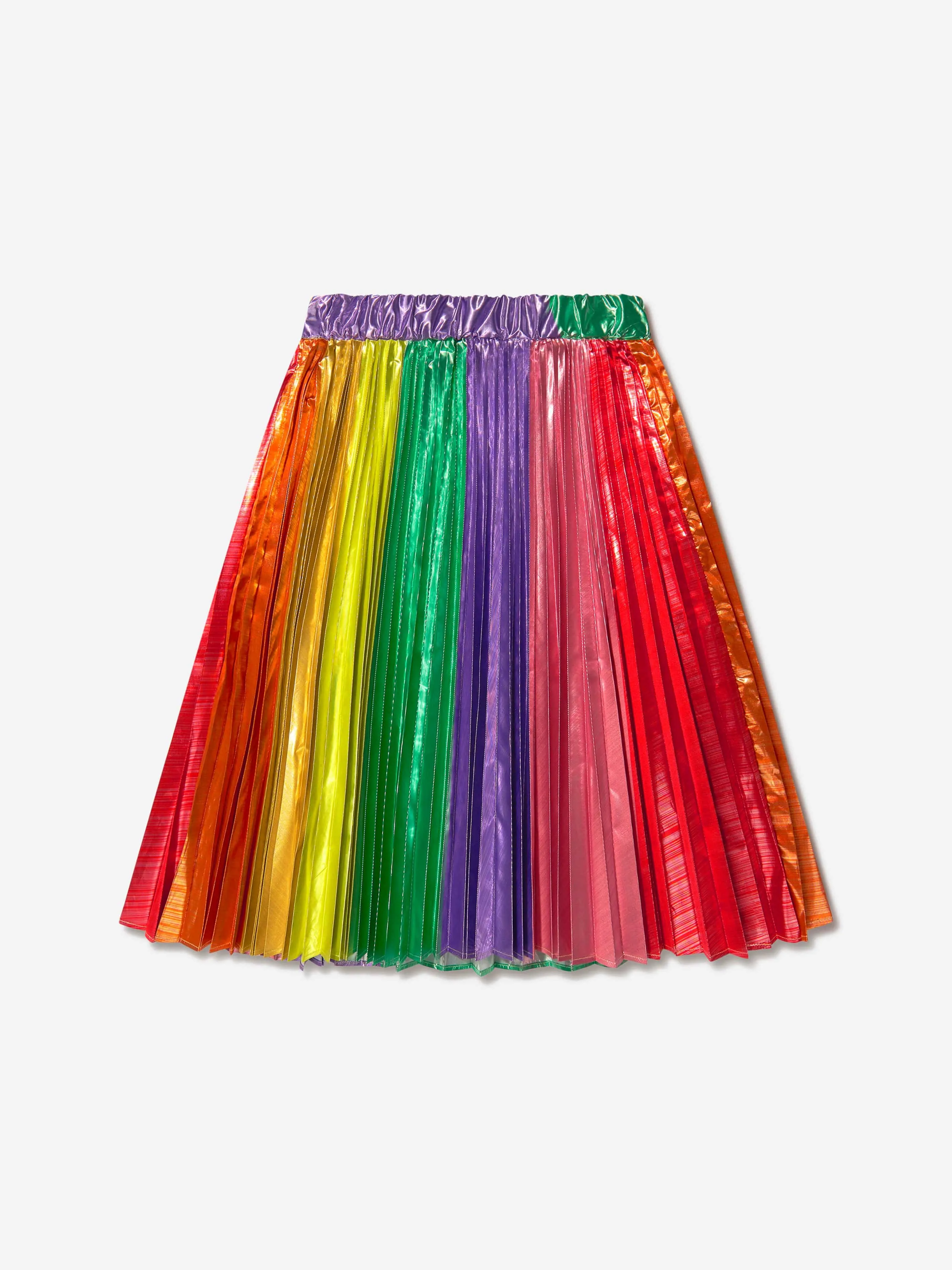 Stella McCartney Girls Metallic Pleated Skirt