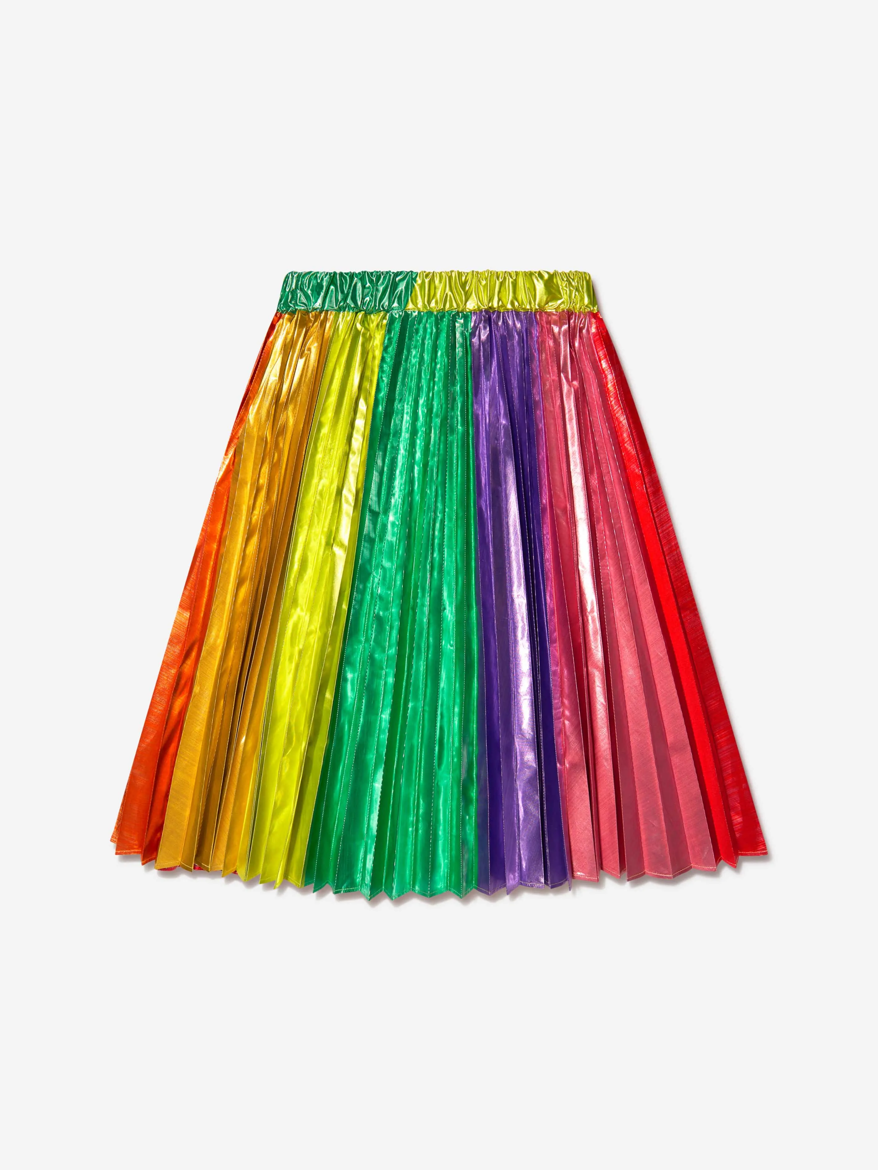 Stella McCartney Girls Metallic Pleated Skirt