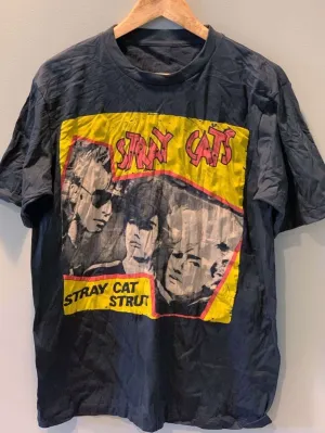 STRAY CATS 100% Cotton New Vintage Band T Shirt