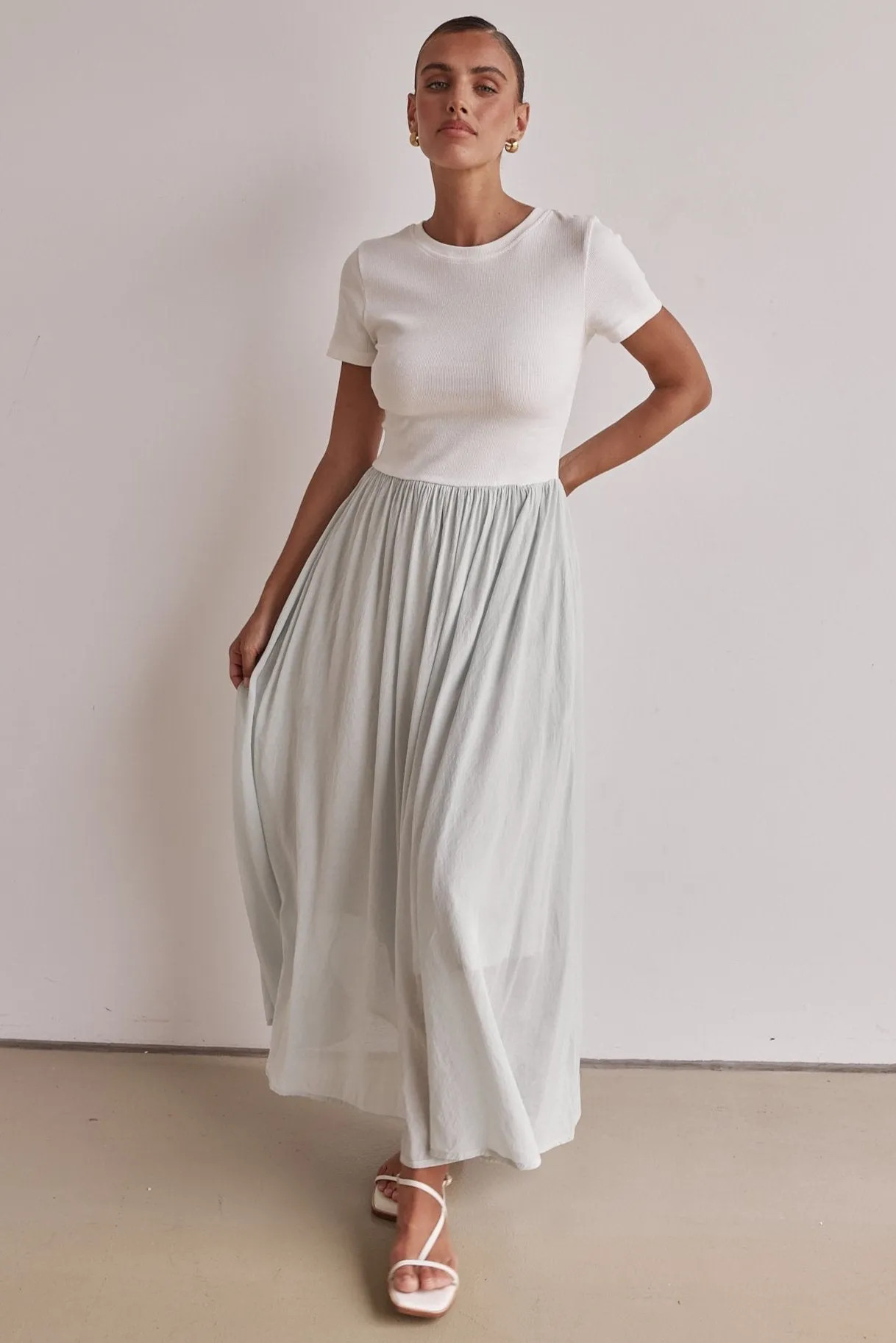 Tamsin Maxi Dress (White)