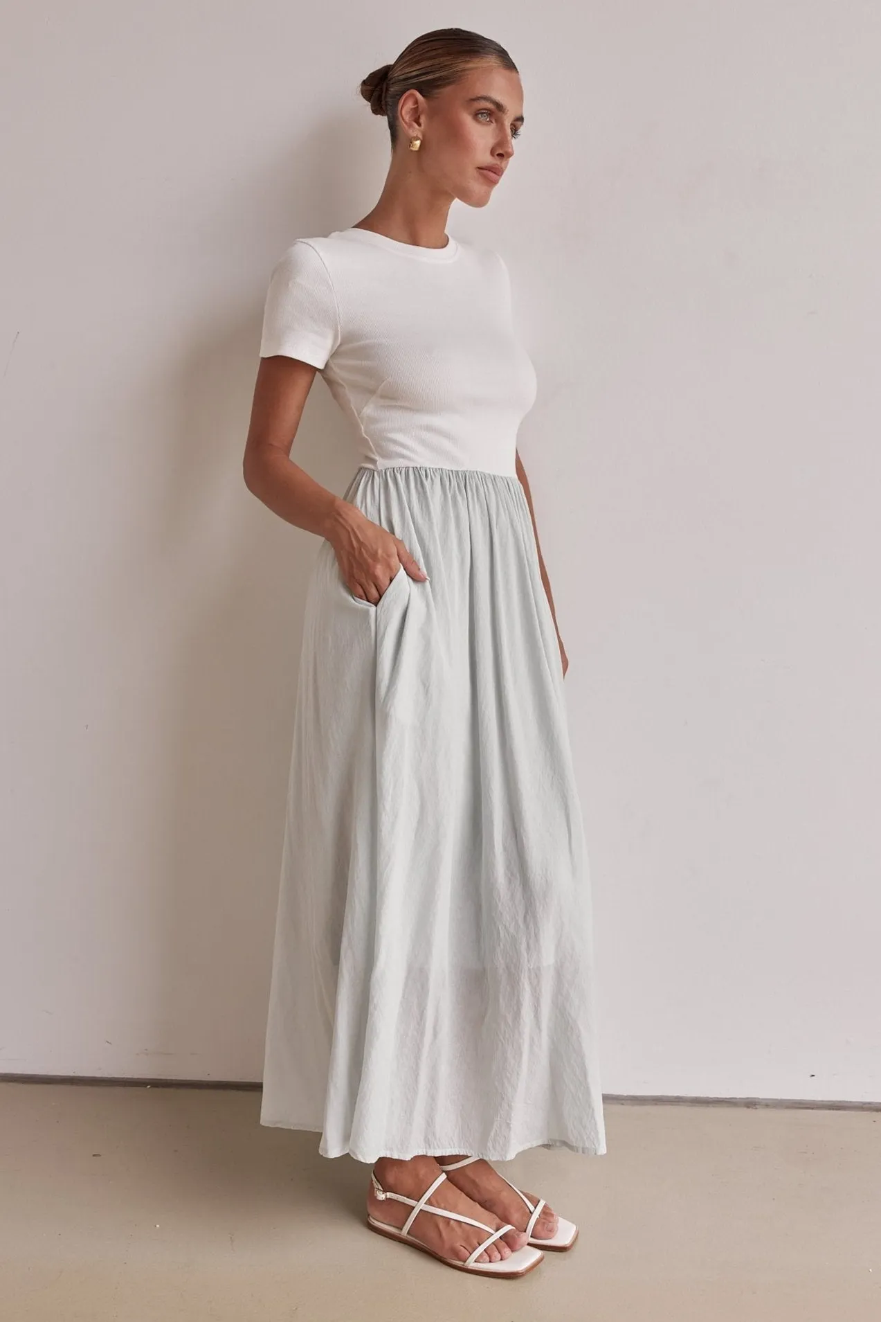 Tamsin Maxi Dress (White)