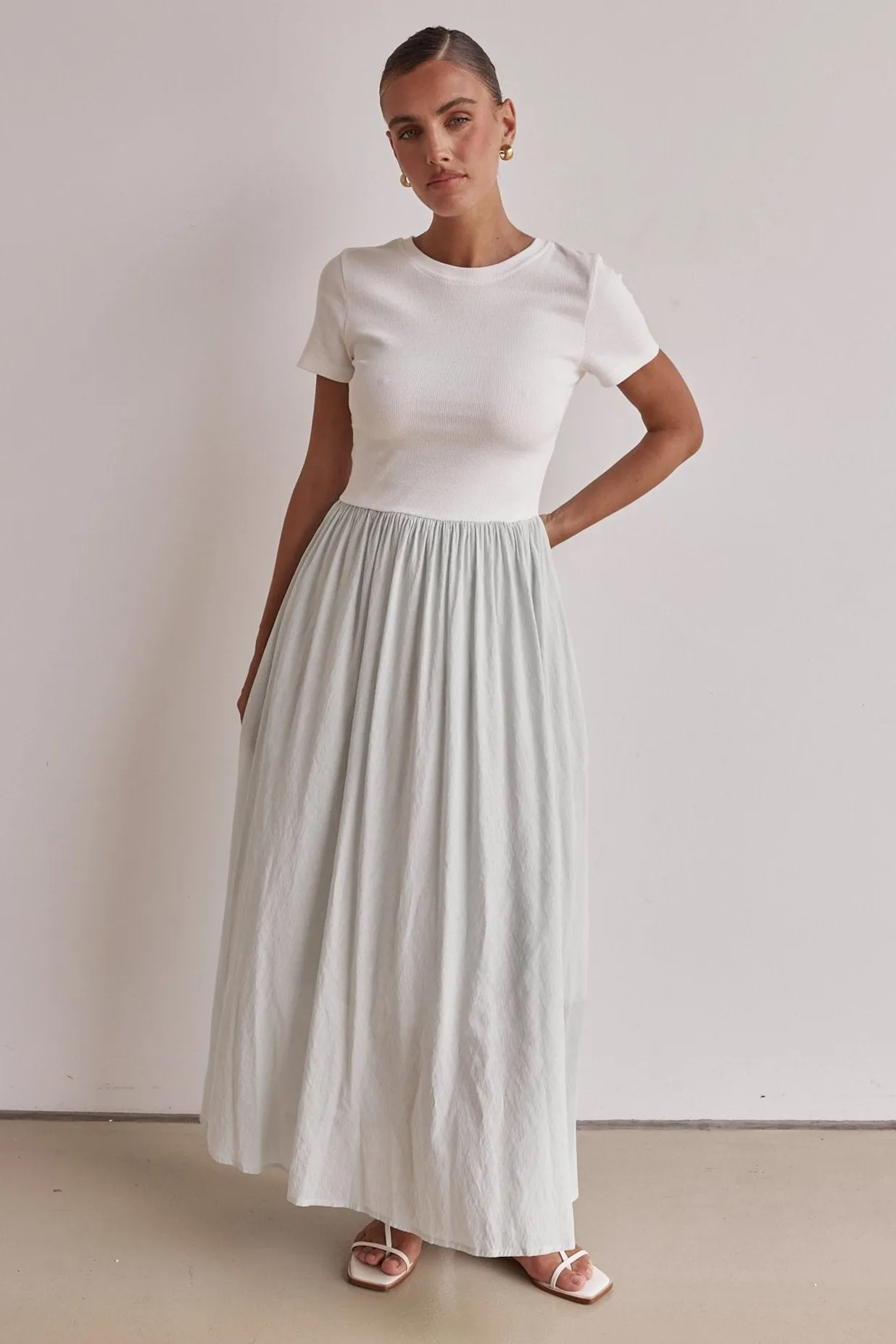 Tamsin Maxi Dress (White)