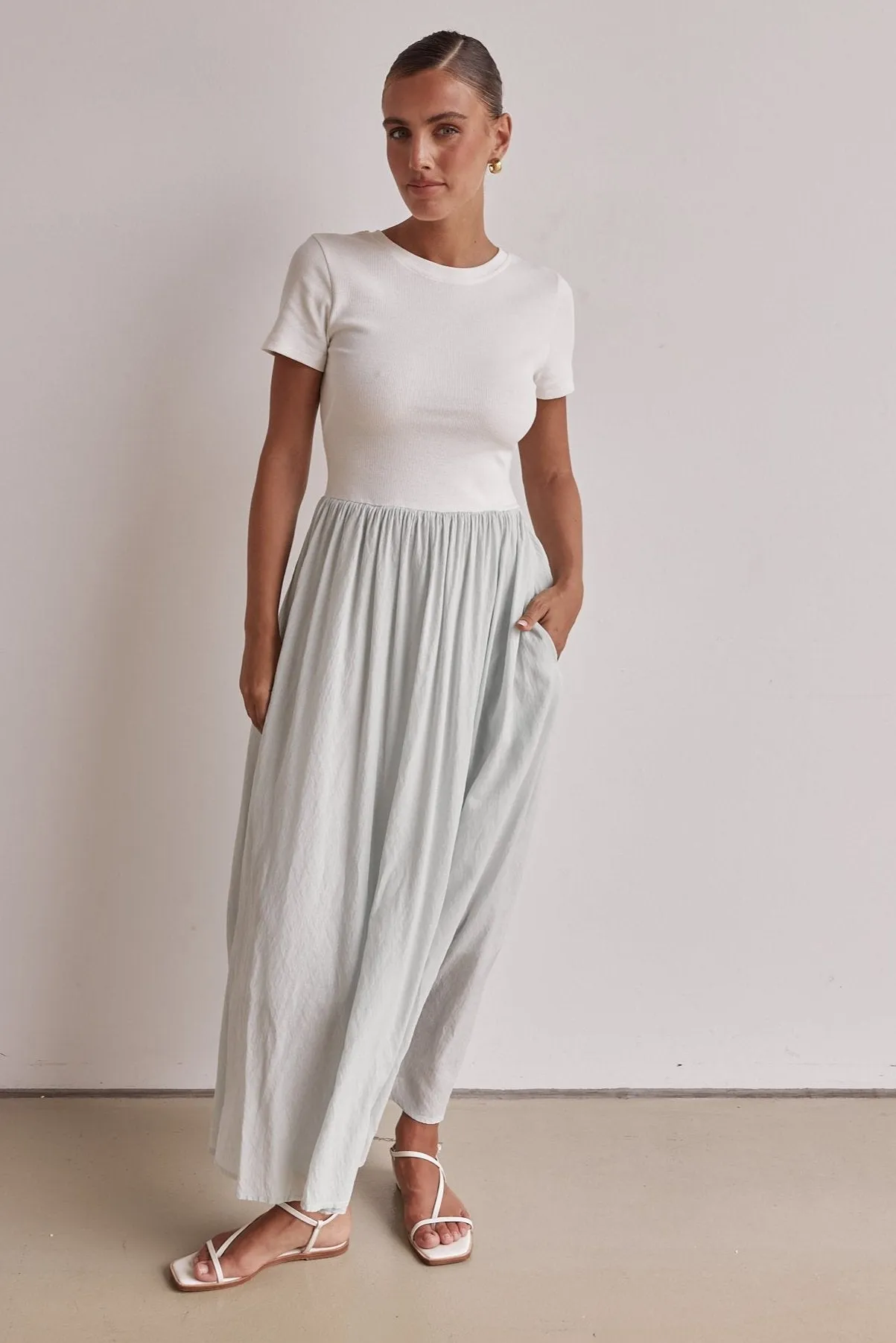 Tamsin Maxi Dress (White)