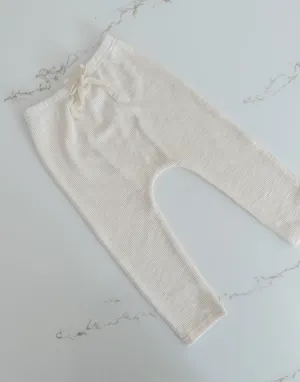 Textured Joggers - Oat