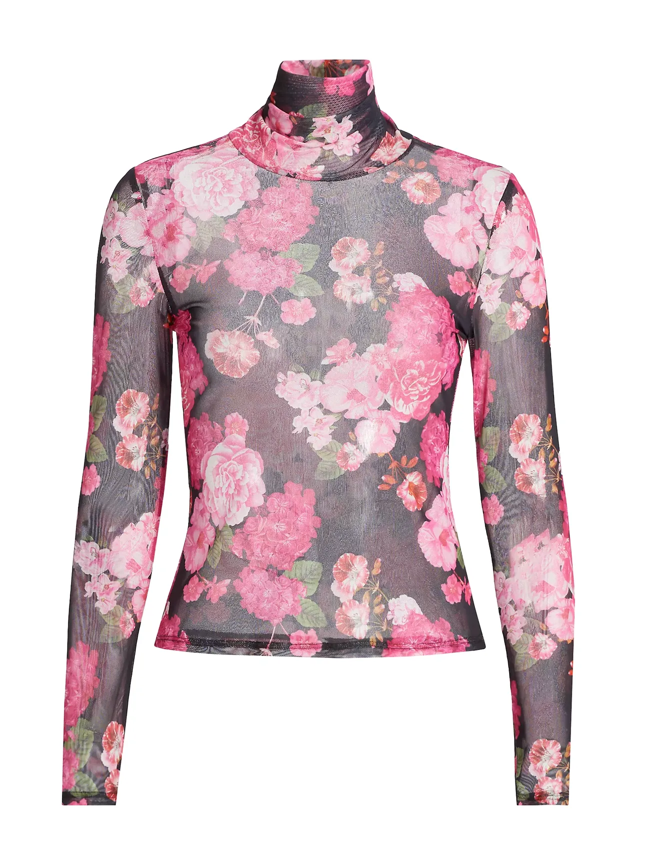 Tyla Floral Mesh Top