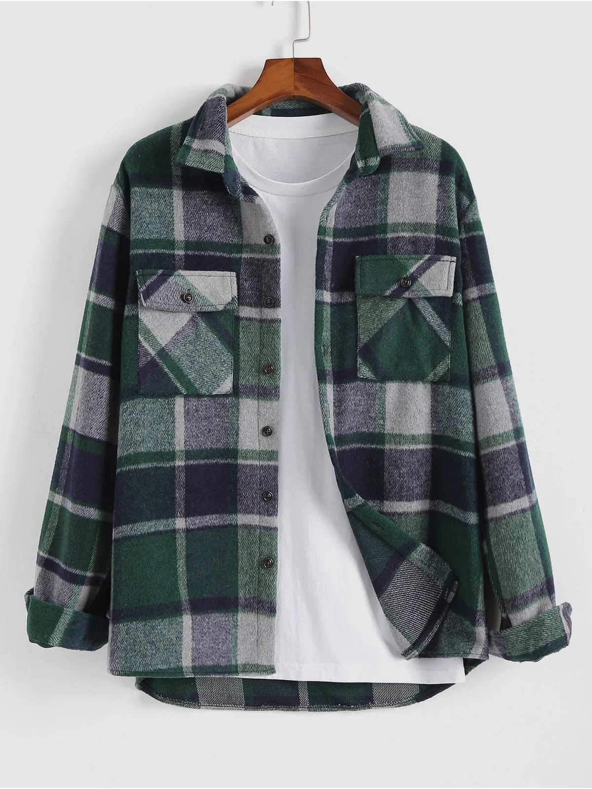 Unisex Plaid Shirt