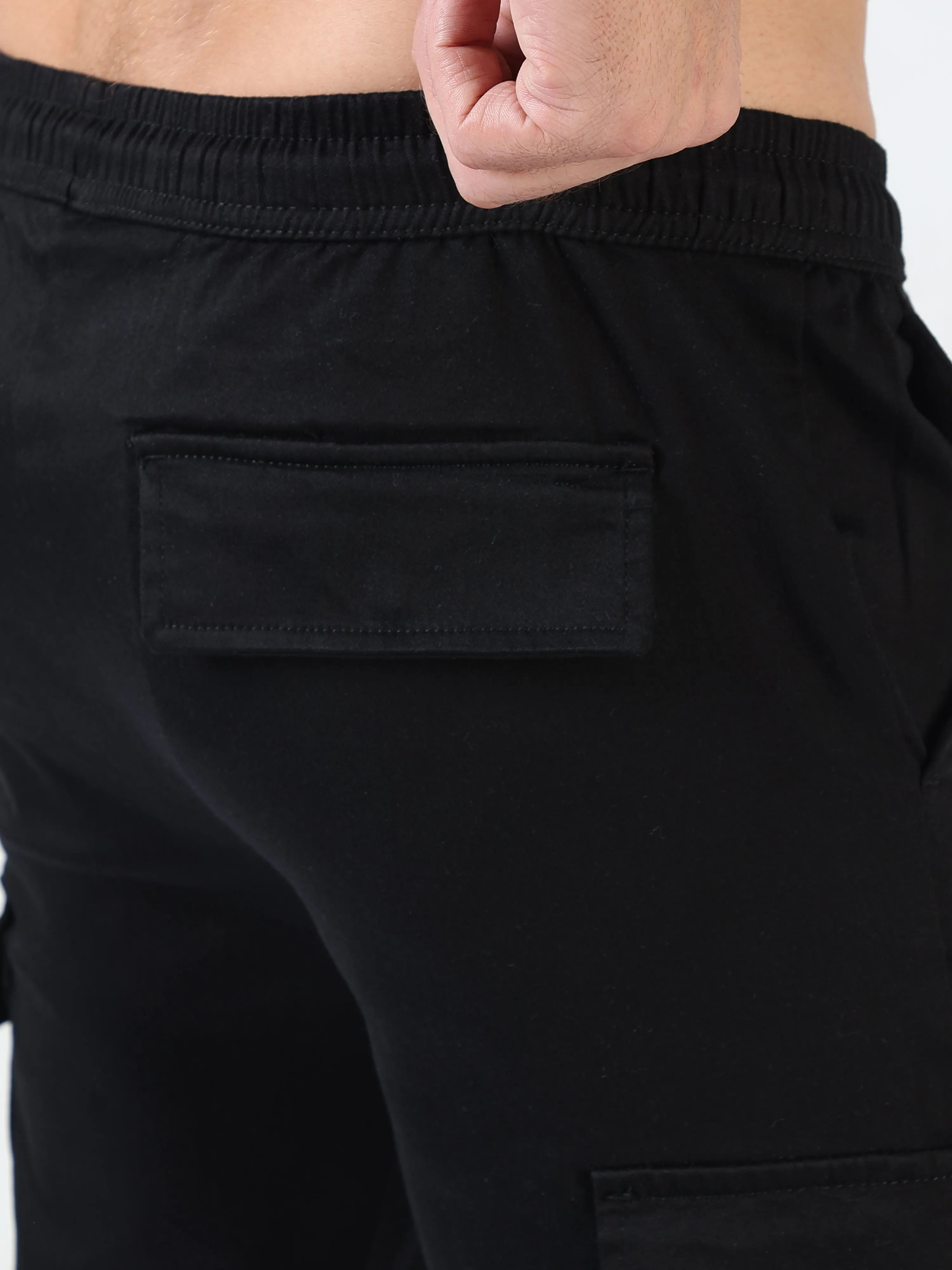 Utility Stretch Black Jogger