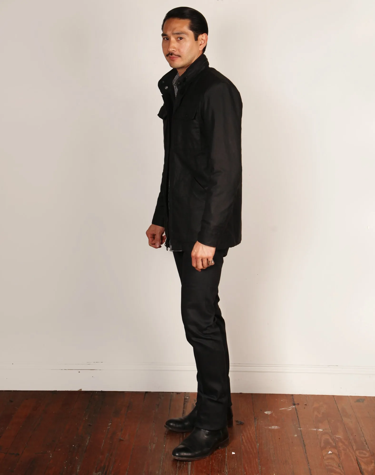 WAX 65 // BLACK WAX Men's Jacket By Robert James