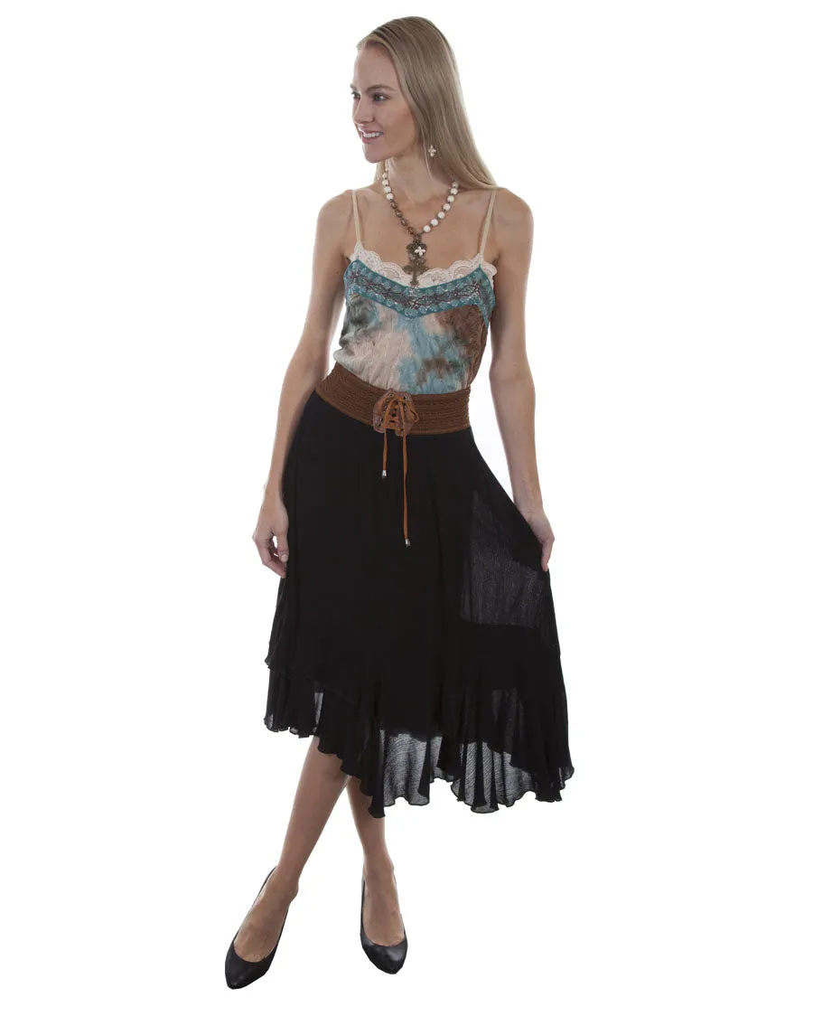 Womens Crochet Maxi Skirt