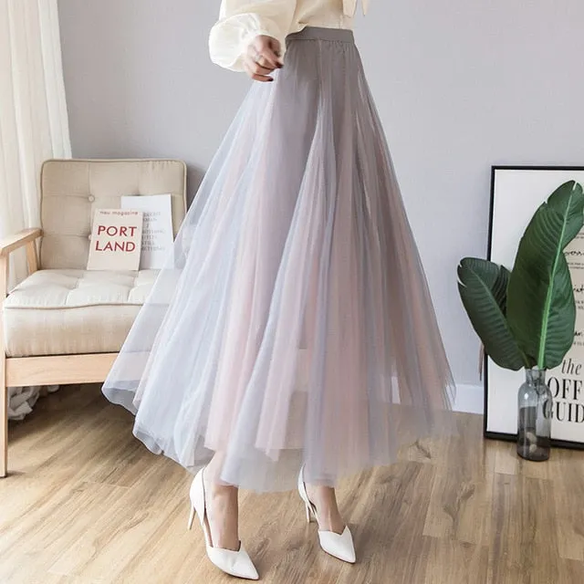 Women's High Waist Summer Skirt