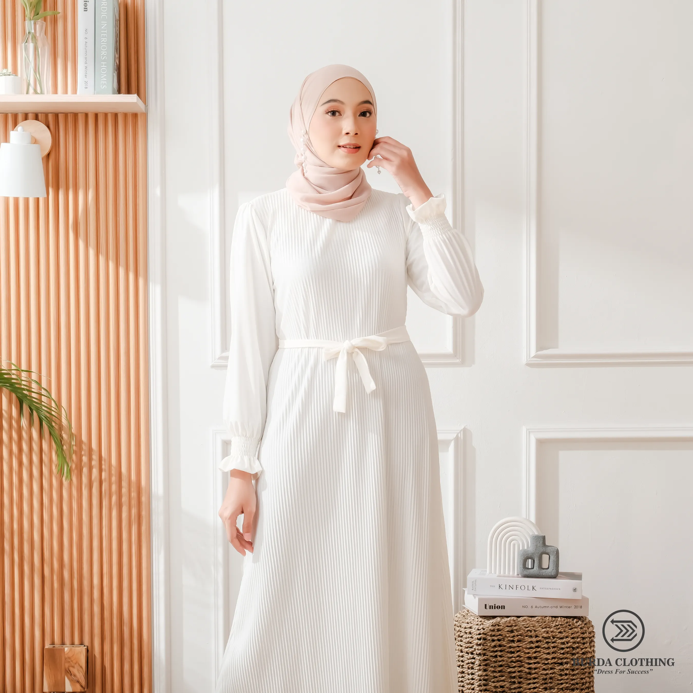 Women's Plain Dress White