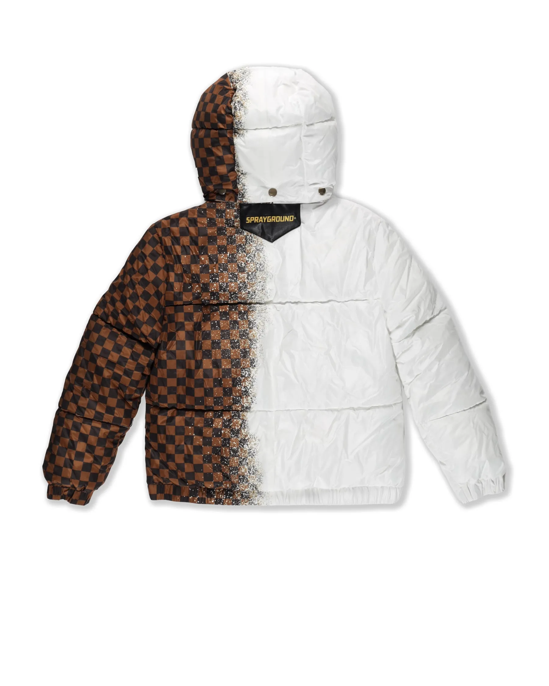 Youth - Spray Checkered Down Jacket