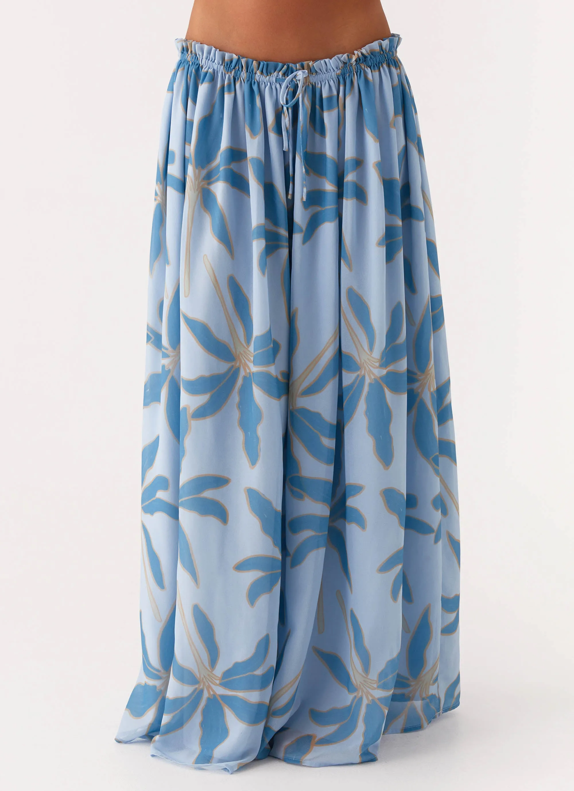 Zaya Maxi Skirt - Opulent Blue